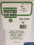 Eve-9030 Evergreen Polystyrene (Plain-Sheet) Opaque White 0.75Mm X 152Mm 305Mm (2-Pack) Scratchbuild
