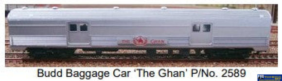 Fra-2589 Frateschi Passenger Carriage The Ghan Budd Baggage-Car Silver Ho-Scale Rolling Stock