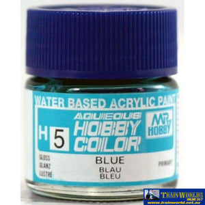 Gsi-H005 Gsi Creos Mr.hobby Aqueous Acrylic (Water) Paint Gloss H005 Blue 10Ml Glueandpaint