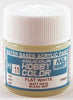 Gsi-H011 Gsi Creos Mr.hobby Aqueous Acrylic (Water) Paint Matt H011 White 10Ml Glueandpaint