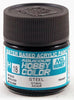 Gsi-H018 Gsi Creos Mr.hobby Aqueous Acrylic (Water) Paint Gloss H018 Metallic-Steel 10Ml