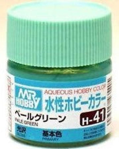 Gsi-H041 Gsi Creos Mr.hobby Aqueous Acrylic (Water) Paint Gloss H041 Pale-Green 10Ml Glueandpaint