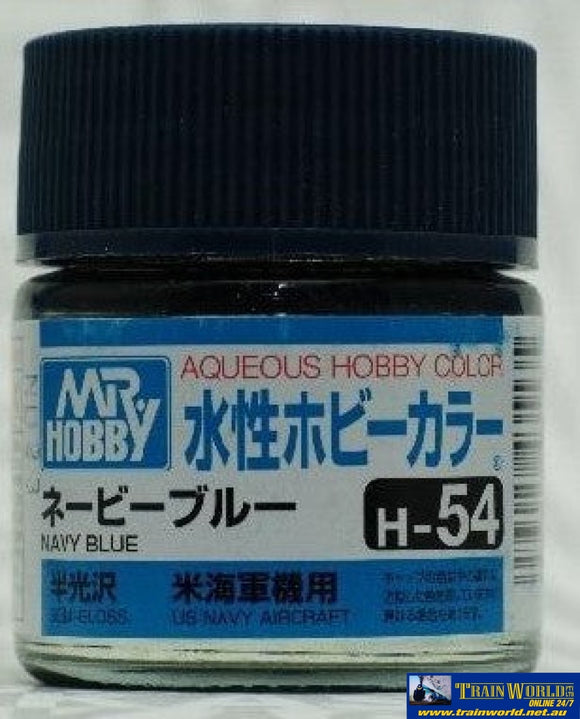 Gsi-H054 Gsi Creos Mr.hobby Aqueous Acrylic (Water) Paint Semi-Gloss H054 Navy-Blue (Us Navy