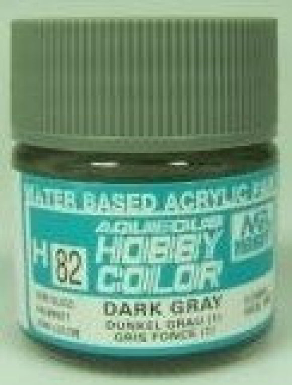 Gsi-H082 Gsi Creos Mr.hobby Aqueous Acrylic (Water) Paint Semi-Gloss H082 Dark-Grey-1 (Us Navy) 10Ml
