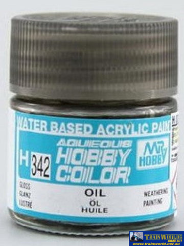 Gsi-H342 Gsi Creos Mr.hobby Aqueous Acrylic (Water) Paint Gloss H342 Weathering-Oil 10Ml