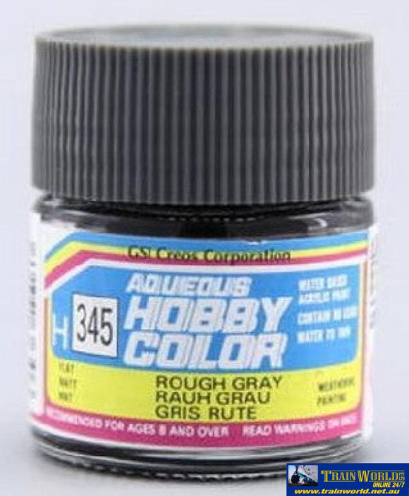 Gsi-H345 Gsi Creos Mr.hobby Aqueous Acrylic (Water) Paint Matt H345 Weathering-Rough Grey 10Ml