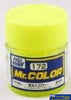 Gsi-Mc172 Gsi Creos Mr.colour Lacquer (Solvent) Paint Semi-Gloss Mc172 Fluorescent-Yellow 10Ml