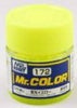 Gsi-Mc172 Gsi Creos Mr.colour Lacquer (Solvent) Paint Semi-Gloss Mc172 Fluorescent-Yellow 10Ml