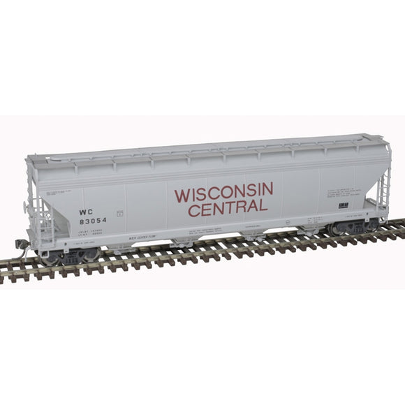 ATL-20006397 Atlas MASTER PLUS 5250 COVERED HOPPER WISCONSIN CENTRAL #83004 HO Scale