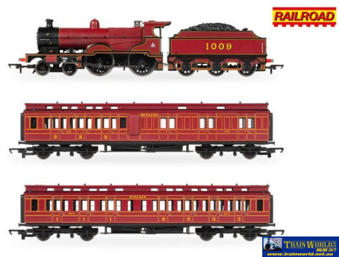 HMR-R30377 Hornby Railroad MR Class-4P 4-4-0 Compound #1009 Midland Railway Era-3 Train-Pack OO-Scale DCC-Ready