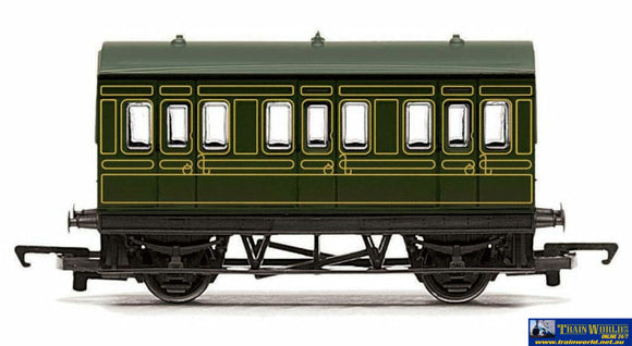 Hmr-R4672 Hornby Railroad 4-Wheel Carriage Sr Green (Era-3) Oo-Scale Rolling Stock