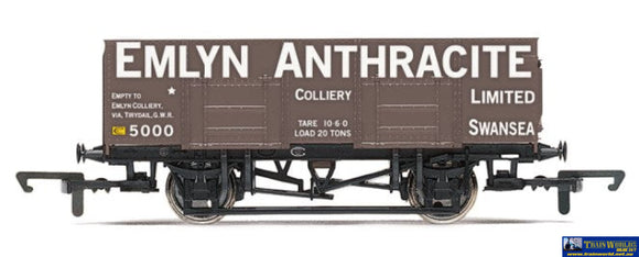Hmr-R60111 Hornby 21T Coal Wagon Emlyn Anthracite - Era 3 Oo-Scale Rolling Stock