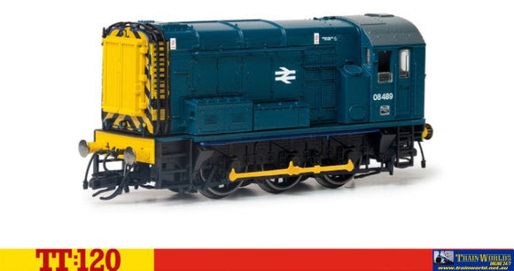 Hmr-Tt3001M Hornby Br Class-08 0-6-0 #08489 Blue Era-7 Tt-Scale Dcc-Ready Locomotive
