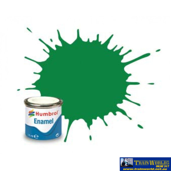 Hum-002 Humbrol Enamel (Oil) Paint Gloss Emerald 14Ml Glueandpaint