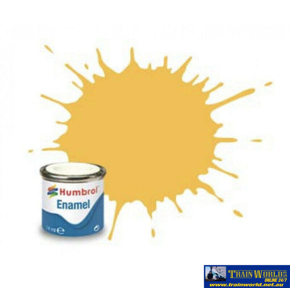 Hum-007 Humbrol Enamel (Oil) Paint Gloss Light-Buff 14Ml Glueandpaint
