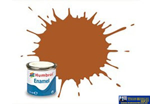 Hum-009 Humbrol Enamel (Oil) Paint Gloss Tan 14Ml Glueandpaint