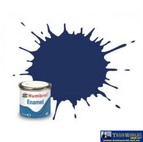 Hum-015 Humbrol Enamel (Oil) Paint Gloss Midnight-Blue 14Ml Glueandpaint