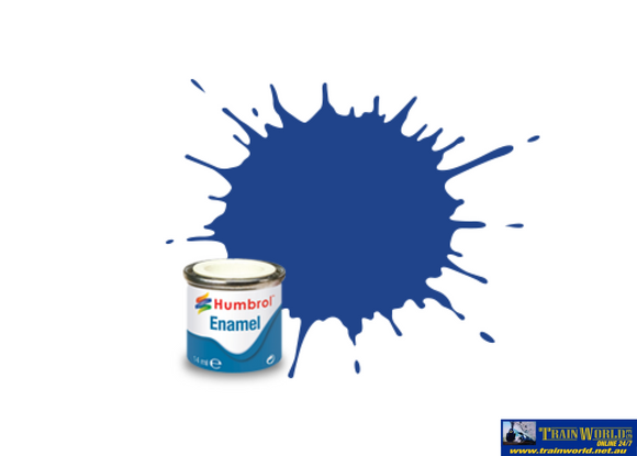 Hum-025 Humbrol Enamel (Oil) Paint Matt Blue 14Ml Glueandpaint