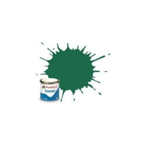 Hum-030 Humbrol Enamel (Oil) Paint Matt Dark-Green 14Ml Glueandpaint