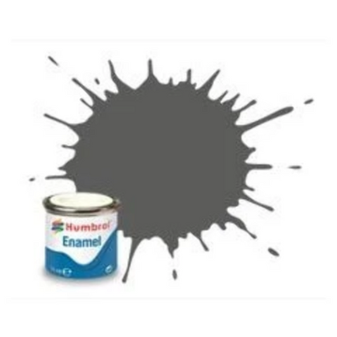 Hum-031 Humbrol Enamel (Oil) Paint Matt Slate-Grey 14Ml Glueandpaint
