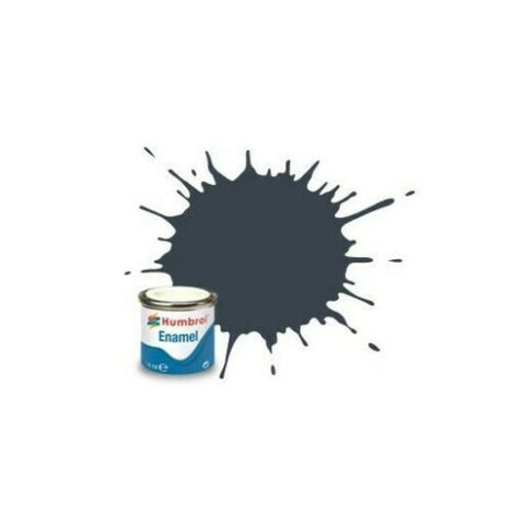 Hum-032 Humbrol Enamel (Oil) Paint Matt Dark-Grey 14Ml Glueandpaint