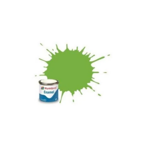 Hum-038 Humbrol Enamel (Oil) Paint Gloss Lime 14Ml Glueandpaint