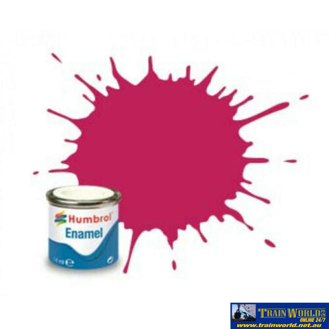 Hum-051 Humbrol Enamel (Oil) Paint Metallic Sunset-Red 14Ml Glueandpaint