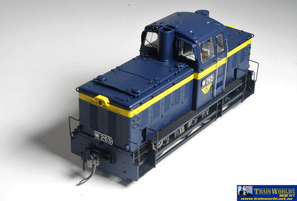 Idr-W06 Idr Models W-Class Diesel-Hydraulic Original-Body #w263 Vr Blue/gold Ho Scale Dcc-Ready