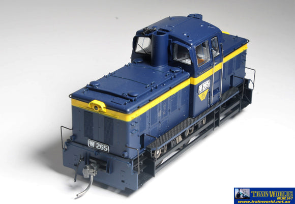 Idr-W07 Idr Models W-Class Diesel-Hydraulic Original-Body #w265 Vr Blue/gold Ho Scale Dcc-Ready