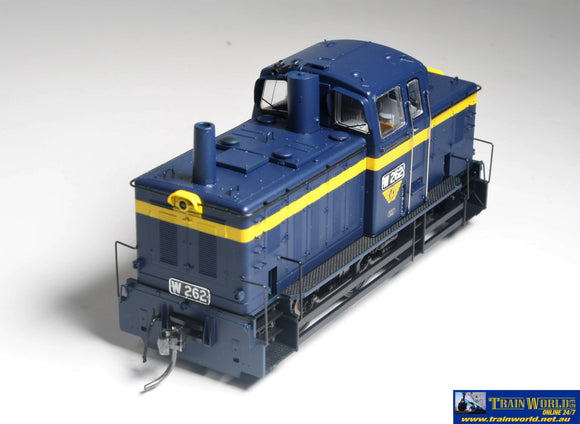 Idr-W13 Idr Models W-Class Diesel-Hydraulic Rebuilt-Body #w262 Vr Blue/gold Ho Scale Dcc-Ready