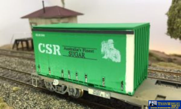Ifm-Con016 Infront Models (Kit) 20’ Tautliner Container ’Csr Sugar’ Ho-Scale Containerandload
