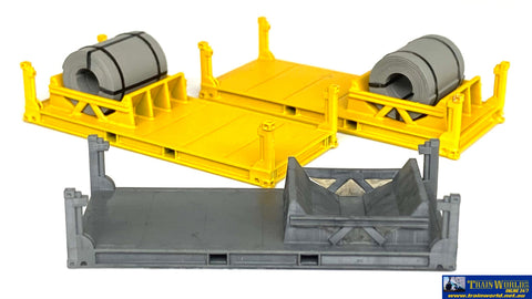 Ifm-Con024 Infront Models (Kit) Iso Length Coil-Cradle Ho-Scale (2-Pack) Containerandload