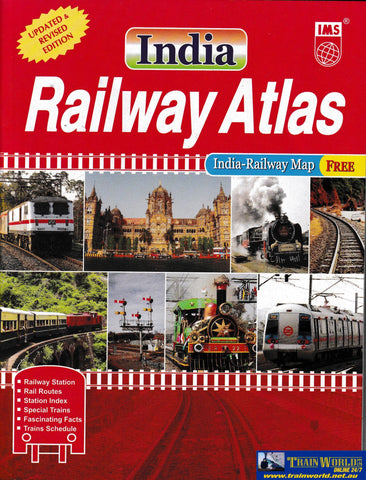 India Railway Atlas -Used- (UB6B-1482S) Reference