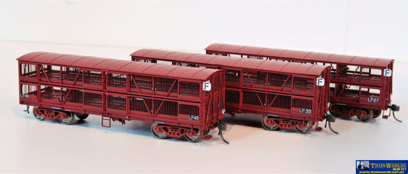 Ixi-Lfa Ixion Models Vr Lf Bogie Sheep Wagons Lf2 Lf32 Lf44 (3 Pack) Ho-Scale Rolling Stock