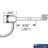 Kad-010 Kadee No.10 (No.5 Bulk Pack *without Draft-Boxes*) Medium-Length Center-Set Standard-Head