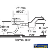Kad-017 Kadee No.17 Nem-362 Short-Length Standard-Head (2-Pair) Ho Scale Couplers