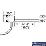 Kad-021 Kadee 20-Series No.21 Long-Length (Plastic Shank) Under-Set Standard-Head With Draftbox