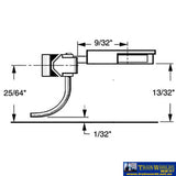 Kad-022 Kadee 20-Series No.22 Medium-Length (Plastic Shank) Over-Set Standard-Head With Draftbox