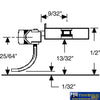 Kad-022 Kadee 20-Series No.22 Medium-Length (Plastic Shank) Over-Set Standard-Head With Draftbox