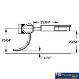 Kad-026 Kadee 20-Series No.26 Long-Length (Plastic-Shank) Center-Set Standard-Head (2-Pair) Ho Scale