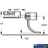 Kad-036 Kadee 30-Series No.36 Long-Length (Plastic Shank) Center-Set Standard-Head With Draftbox