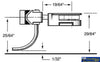 Kad-038 Kadee 30-Series No.38 Medium-Length (Plastic Shank) Center-Set Standard-Head With Draftbox
