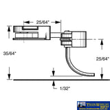 Kad-039 Kadee 30-Series No.39 Long-Length (Plastic Shank) Over-Set Standard-Head With Draftbox