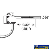 Kad-142 Kadee No.142 Whisker Medium-Length Over-Set Standard-Head (2-Pair) Ho Scale Couplers