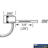 Kad-144 Kadee No.144 Whisker Short-Length Under-Set Standard-Head (2-Pair) Ho Scale Couplers