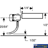 Kad-145 Kadee No.145 Whisker Short-Length Over-Set Standard-Head (2-Pair) Ho Scale Couplers