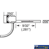 Kad-147 Kadee No.147 Whisker Medium-Length Under-Set Standard-Head (2-Pair) Ho Scale Couplers