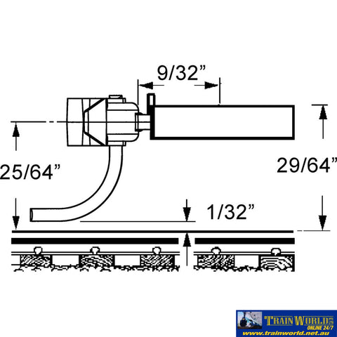 Kad-148 Kadee No.148 Whisker Medium-Length Center-Set Standard-Head (2-Pair) Ho Scale Couplers