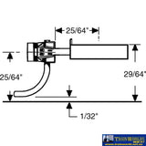 Kad-156 Kadee No.156 Whisker Long-Length Center-Set Scale-Head (2-Pair) Ho Scale Couplers