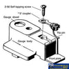 Kad-205 Kadee No.205 Metal Multiple-Purpose Coupler Height Gauge Ho Scale Couplers